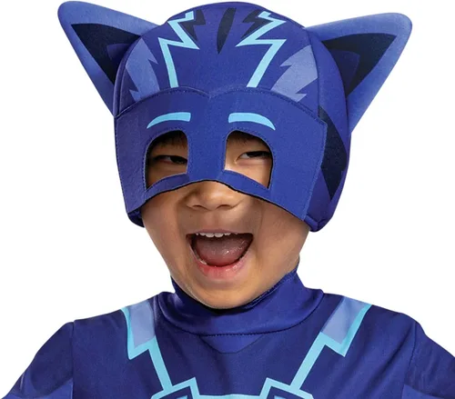 Vista 3 de PJ Masks Catboy Megasuit - Disfraz clásico para niños pequeños Como se muestra