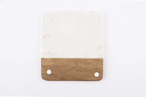 Vista 10 de Mud Pie Circa Lets Dip Set Blanco 2" x 6