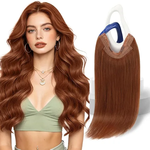 Vista 13 de Sunny - Extensiones de cabello humano real, con cable/hilo y clips ajustables, aplicación invisible, 2.82 onzas, 12 pulgadas, color rubio cenizo