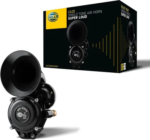 Vista 8 de HELLA 013410001 Kit de bocina de trompeta Air 12V cromado (BL)