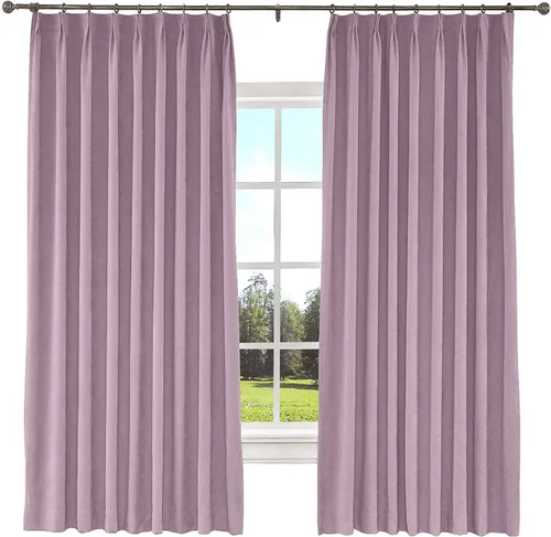 Vista 27 de Cortinas opacas para ventanas con ganchos y alzapaños (rosa, 52.0 x 71.7 in, 1 panel)
