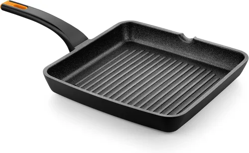 Vista 10 de BRA COOKWARE Efficient Pro - Juego de 2 sartenes antiadherentes Sartén de aluminio fundido de 8+10.2 pulgadas Sartenes de revestimiento