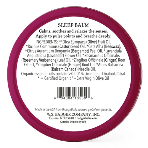 Vista 2 de Badger Balm de sueño, lavanda y bergamota, 566810, 1, 1
