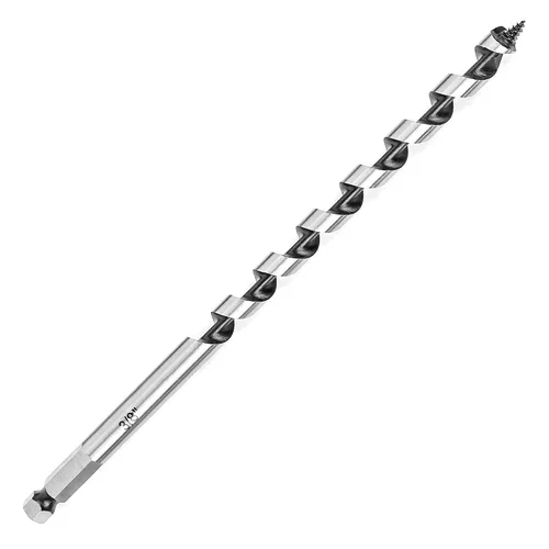 Vista 13 de Broca de taladro de 1-1/2 pulgadas x 9 pulgadas para madera, vástago hexagonal de 1-1/2 pulgadas, broca larga para madera suave y dura, plástico