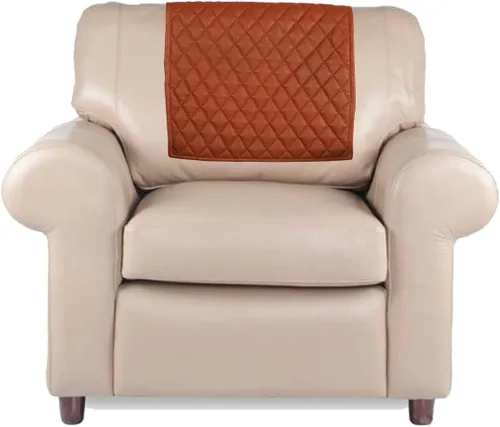 Vista 27 de LL LEATHER LOVERS Funda de cuero para reposacabezas de silla reclinable, sofá, sofá biplaza, protector de muebles, funda para asiento de teatro