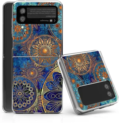 Vista 16 de Bcov - Funda rígida para Samsung Galaxy Z Flip 3 5G, diseño de gato negro, funda protectora sólida a prueba de rayones y resistente a los golpes