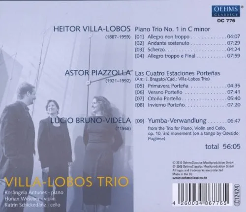Vista 2 de Villa-Lobos Trio Play Villa-Lobos & Piazzolla