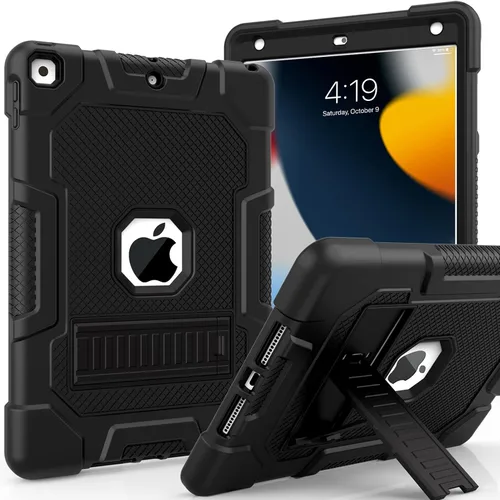 Vista 9 de TIMISM Funda para iPad de 9ª/8ª/7ª generación (2021/2020/2019), resistente grado militar, a prueba de golpes, resistente, funda protectora de 10.2