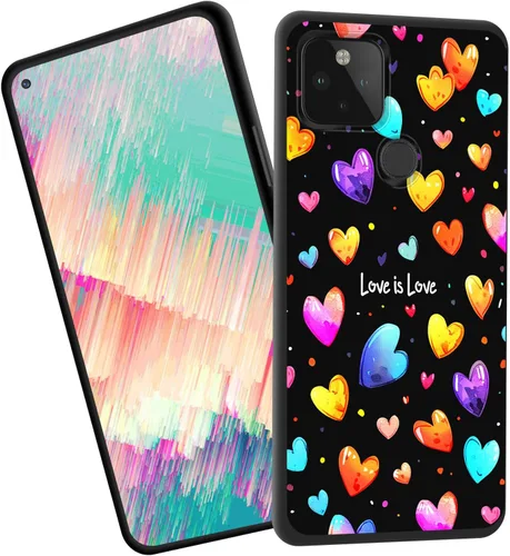 Vista 34 de Funda delgada para Google Pixel 4 XL, funda delgada de silicona de TPU suave a prueba de golpes para Google Pixel 4 XL, cruz negra