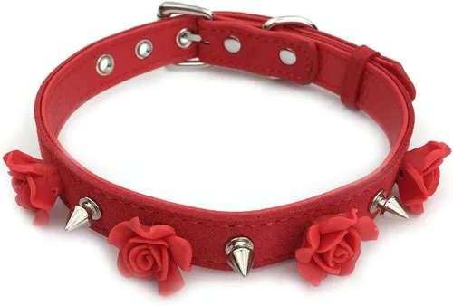 Vista 23 de Succuba Collar de Gargantilla de Flor Hecho a Mano para Mujeres y Hombres