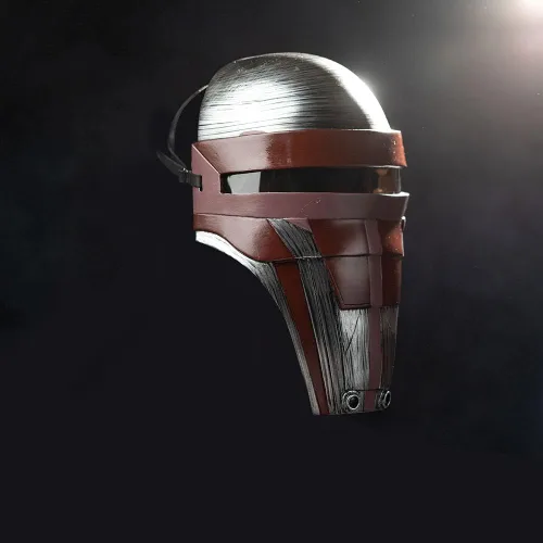 Vista 5 de Máscara Darth Revan para cosplay de resina de lujo para Halloween y adultos