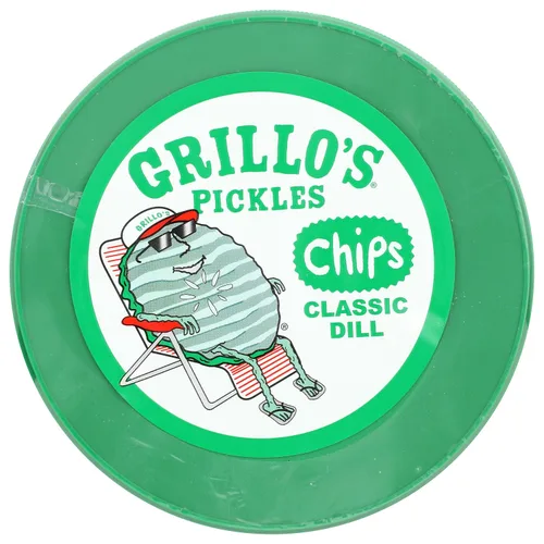 Vista 5 de Grillo's Pickles Rodajas de Pepinillos Eneldo Clásico, 16oz