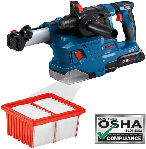 Vista 6 de BOSCH GDE18V-12N SDS-plus 1/2" Accesorio de recolección de polvo