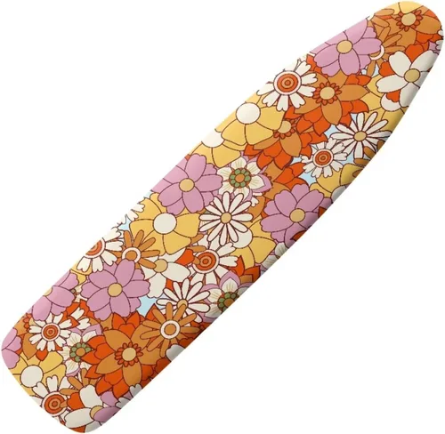 Vista 44 de Funda floral a prueba de arañazos para tablas de planchar de tamaño estándar, reflectante, con 3 ganchos y bucles para decoración de tablas de 15 x