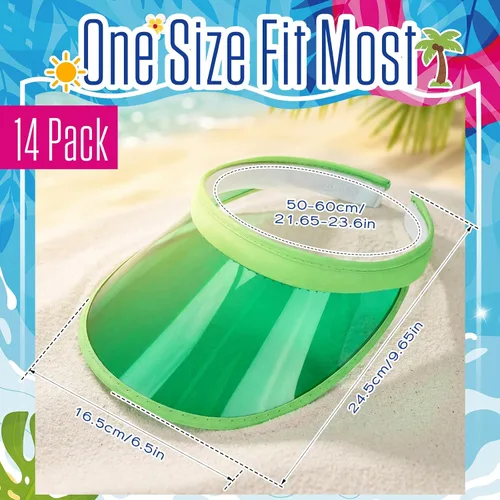 Vista 9 de Jiuguva Viseras de plástico unisex para el sol, gorra de póquer con protección UV para hombres y mujeres, deportes al aire libre, actividades