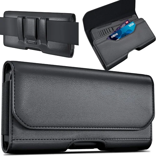 Vista 7 de PiTau Funda para iPhone 16 Plus, Pro Max 15 14 13 12 11 Xs, Samsung Galaxy S25+ 5G S24+ S23+ S22+ S21+ Funda para cinturón de teléfono celular