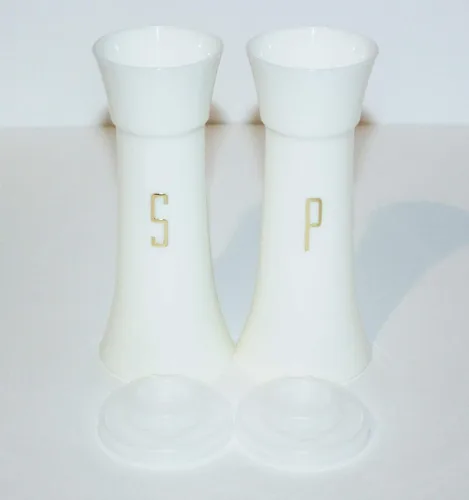 Vista 7 de Vintage Tupperware - Salero y pimentero reloj de arena de 6 pulgadas de alto