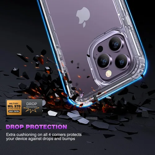 Vista 70 de DIACLARA - Funda transparente compatible con iPhone XR 6.1 pulgadas 2018