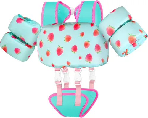 Vista 9 de Vvinca Puddle Kid Jumper for 13-30-66 Lbs,Toddlers Pool Floaties for 1-10 01-Sandía