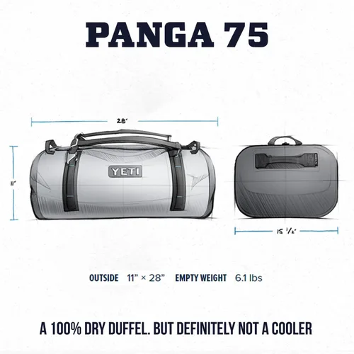 Vista 6 de YETI Bolsas de lona herméticas, impermeables, sumergibles y secas de la serie Panga