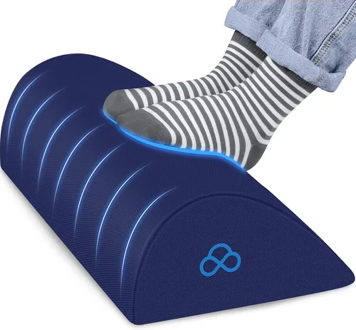 Vista 9 de StepLively Almohada Ergonómica de Reposapiés para Debajo del Escritorio en el Trabajo, Almohada de Soporte Reposapiés Anti-Fatiga para Alivio