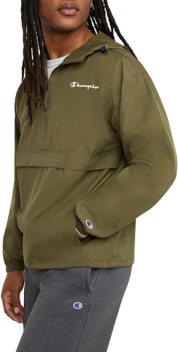 Vista 3 de Champion Men's Jacket, Stadium Packable Wind and Water Resistant Jacket (Reg. Or Big & Tall)