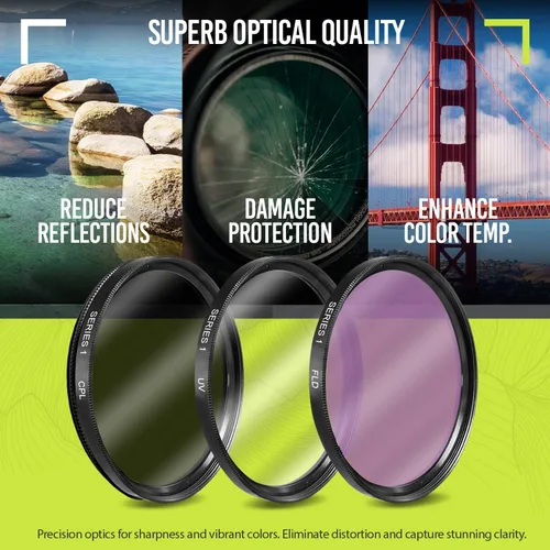 Vista 6 de Kit de lentes Ultra Deluxe para EOS M6 II, EOS M50 II, EOS M200 con lente de 0.591-1.772 in, EOS R10, EOS R50, EOS R100 con 0.709-1.772 in, Fuji