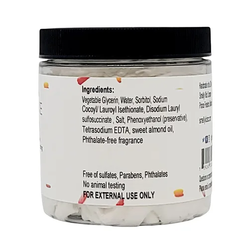 Vista 3 de Smelly Kids Company Jabón batido hidratante, gel de baño en crema apto para niños, lavado a mano, mantequilla de afeitar, para todo