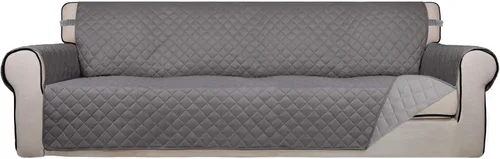 Vista 195 de PureFit - Funda de sofá acolchada reversible, protector de muebles impermeable, funda de sofá lavable con espuma antideslizante y correas elásticas