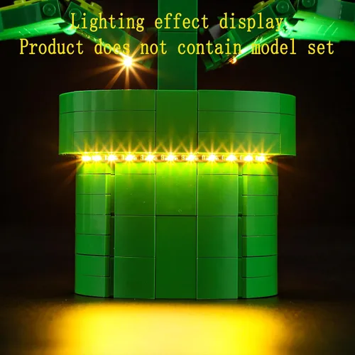 Vista 7 de GEAMENT Kit de luz LED compatible con Lego Super Mario Piranha Plant 71426 (juego de modelos no incluidos)