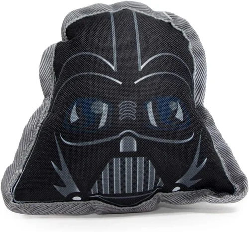Vista 9 de Juguete para perro Buckle-Down, Star Wars, cabeza con silbato de Boba Fett de 5.0" x 6.0