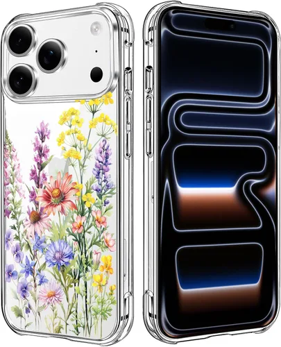 Vista 53 de Funda transparente de girasol compatible con iPhone SE 2022 SE 2020 7 8, funda trasera floral para niñas y mujeres, funda protectora transparente
