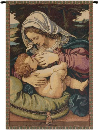 Vista 32 de Madonna Di Medjugorie - Tapiz italiano para colgar en pared, 6 pulgadas x 9 pulgadas, algodón/viscosa/poliéster por Raoul Vitale