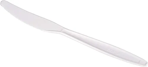 Vista 6 de Karat U2030 7" Tenedor desechable extra pesado - Negro (caja de 1000)