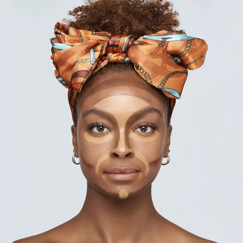 Vista 4 de Ruby Kisses Acabado Impecable con Paleta de Maquillaje de Contorno en Crema 3D – Ligera, Multi-Paleta, Base de Contorno, Crema, Esculpe y Destaca