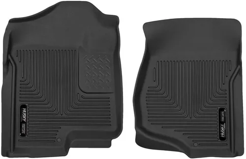 Vista 11 de Husky Liners Weatherbeater Alfombrillas de piso Compatible con Chevrolet Silverado y GMC Sierra 1500 Crew CAB 2007-2013 solamente; Silverado &