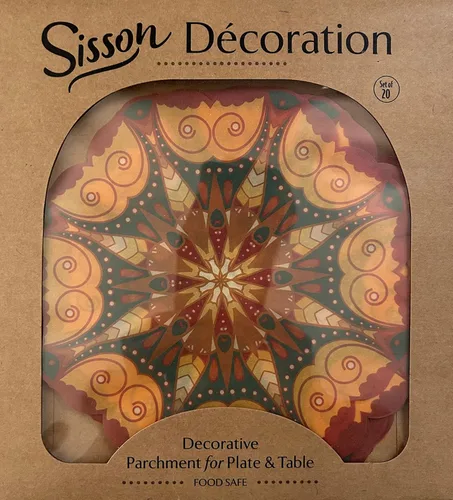 Vista 8 de Hojas de papel pergamino para tablas de queso y embutidos, hojas de Sisson Distribution (paquete de 20) (hojas de artista)