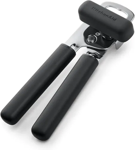 Vista 16 de KitchenAid Abrelatas y abrebotellas multifunción clásico, fácil de usar, rueda de corte de acero inoxidable afilada, asas ergonómicas suaves