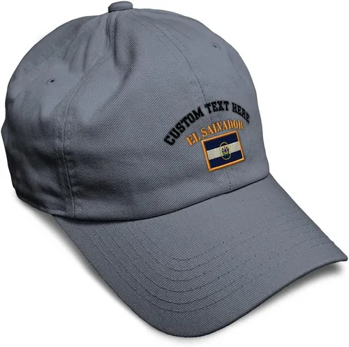 Vista 41 de Speedy Pros Sombrero de béisbol suave bordado papá sombrero El Salvador bandera bordado hombres y señoras gorra de béisbol algodón
