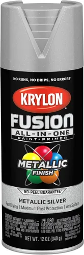 Vista 23 de Krylon Fusion - Pintura en aerosol adhesiva todo en uno para uso en interiores y exteriores, 12 onzas, vidrio de playa