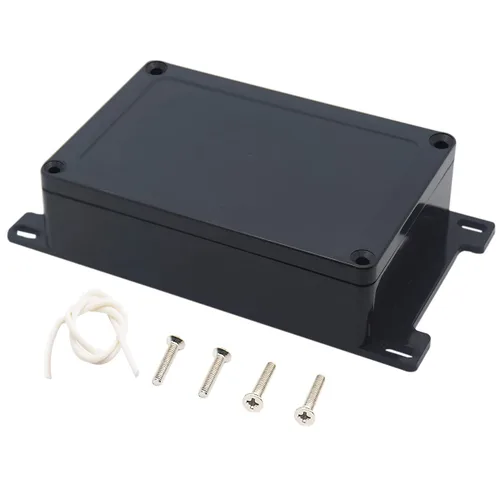 Vista 20 de Zulkit Caja de conexiones de plástico ABS a prueba de polvo, impermeable, IP65, cajas eléctricas universales, carcasa para proyectos con oreja fija