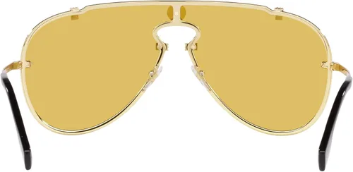 Vista 4 de Versace Man Sunglasses Gold Frame, Yellow Lenses, 0MM