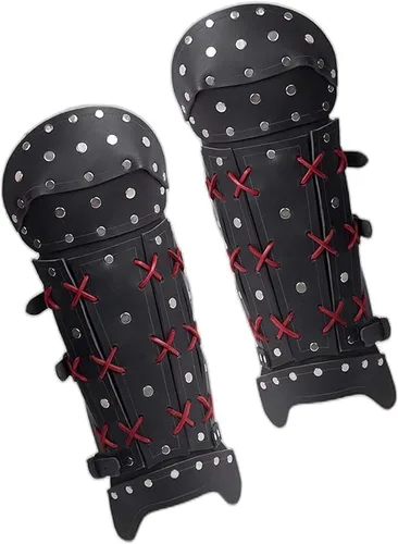 Vista 2 de Armadura de cuero medieval completa Samurai Armor - Armadura de cuero para LARP y Cosplay