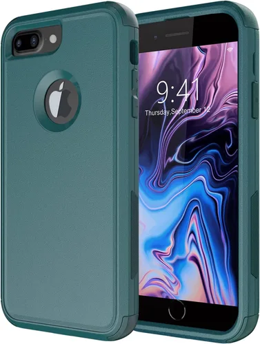 Vista 13 de Diverbox Funda [A prueba de golpes] [A prueba de caídas] [A prueba de polvo], Cubierta de protección resistente para teléfono para Apple iPhone 8