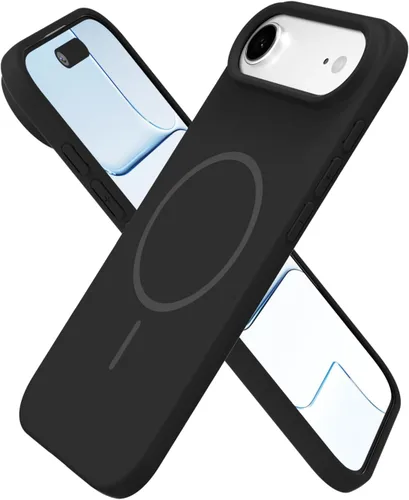 Vista 88 de Oakxco Funda de Silicona Mag Safe para iPhone 12 Pro Max, Funda Magnética Delgada y Fina Compatible con Carga Inalámbrica MagSafe, Bonita Funda