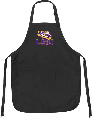 Vista 8 de Broad Bay LSU Apron Negro