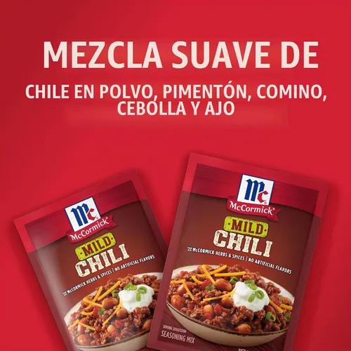 Vista 9 de Mezcla de condimento de chile suave McCormick, 1.25 onzas