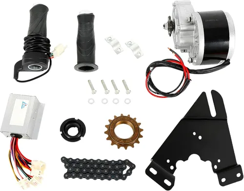 Vista 4 de Kit de motor de bicicleta eléctrica de 24 V 250 W, kit de conversión de bicicleta eléctrica, reequipamiento de motor de bicicleta con controlador