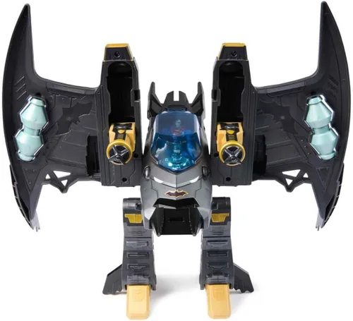 Vista 5 de DC Comics Metal Force Transforming Batwing, juego 2 en 1