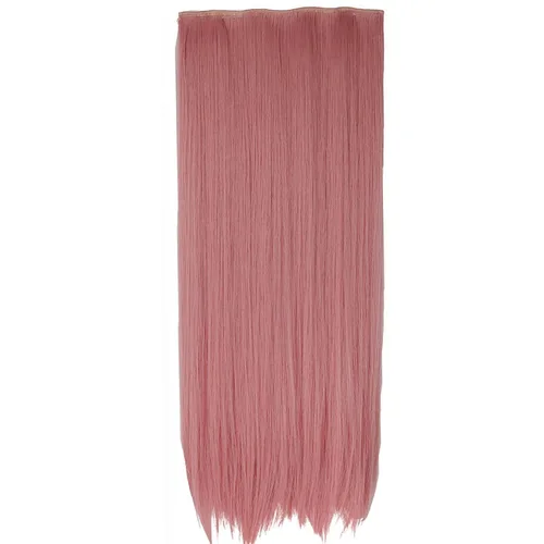 Vista 42 de S-noilite Extensiones de cabello de una pieza con clip, color rubio balayage de 18 pulgadas, en forma de U, extensiones de cabello de trama de una